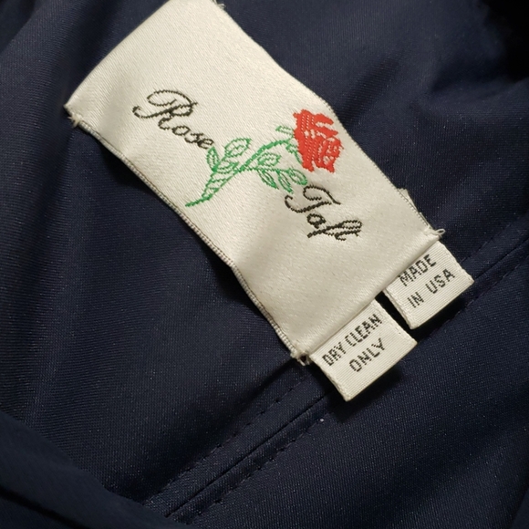 Vintage Navy Gown Formal Wedding Dress Saks - Picture 12 of 12